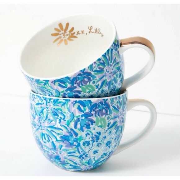 Lilly Pulitzer CERAMIC MUGS
Set of 2 New No Box - Picture 2 of 6
